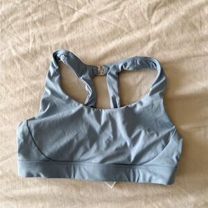 Athleta Light Blue Sports Bra Medium